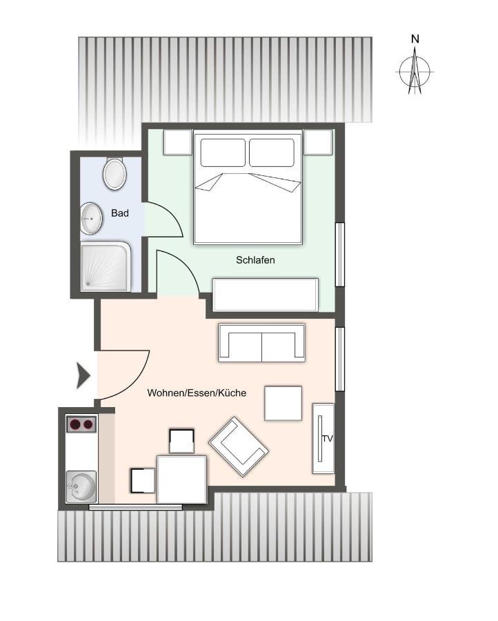 Schmucke-Huus-Appartement-2 Westerland Exterior foto